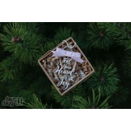 Kalėdinis eglutės žaisliukas "Fill Your heard with Joy" 