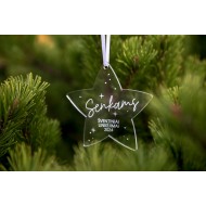 Kalėdinis eglutės žaisliukas ŽVAIGŽDĖ