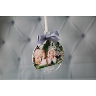 Eglutės žaisliukas su nuotrauka 95x102 mm.III-3