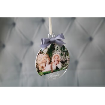 Eglutės žaisliukas su nuotrauka 95x102 mm.III-3