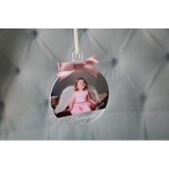 Eglutės žaisliukas su nuotrauka 95x102 mm.III-5