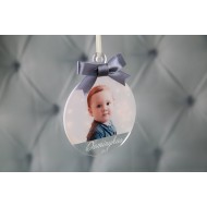 Eglutės žaisliukas su nuotrauka 95x102 mm.III-7