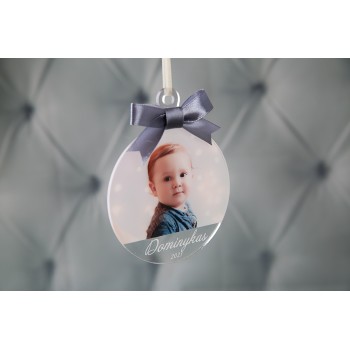 Eglutės žaisliukas su nuotrauka 95x102 mm.III-7