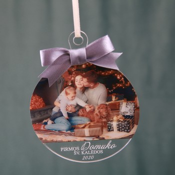 Eglutės žaisliukas su nuotrauka 95x102 mm