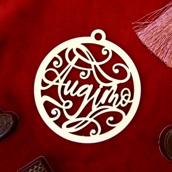 Kalėdinis eglutės žaisliukas "Augimo" 77x83 mm