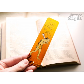 Skirtukas knygai "Geriau kentėti einant"