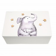 Krikštadėžė - daiktadėžė "Drambliukai" Krikštadėžė - daiktadėžė "Drambliukai"