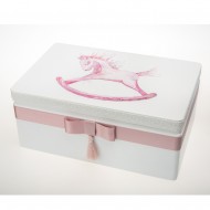 Krikštadėžė - daiktadėžė "Arkliukas R"