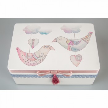 Krikštadėžė - daiktadėžė "Dangus. Paukščiai"