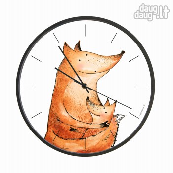 Sieninis laikrodis MAMA LAPĖ art Sieninis laikrodis MAMA LAPĖ art