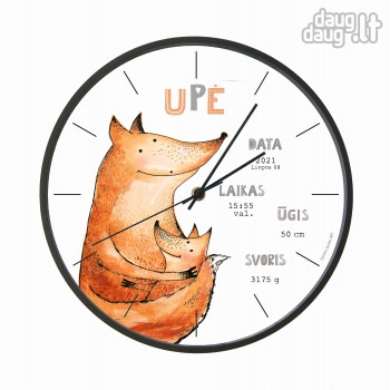 Sieninis laikrodis MAMA LAPĖ (su metrikais)