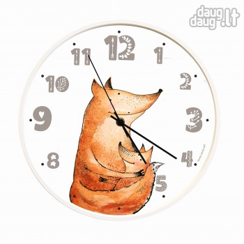 Sieninis laikrodis MAMA LAPĖ clock Sieninis laikrodis MAMA LAPĖ clock