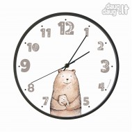 Sieninis laikrodis MAMA MEŠKA clock Sieninis laikrodis MAMA MEŠKA clock