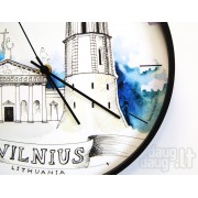 Sieninis laikrodis VILNIAUS art