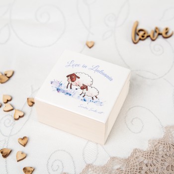 Medinė dėžutė "Love in Lithuania" - 2 Medinė dėžutė "Love in Lithuania" - 2