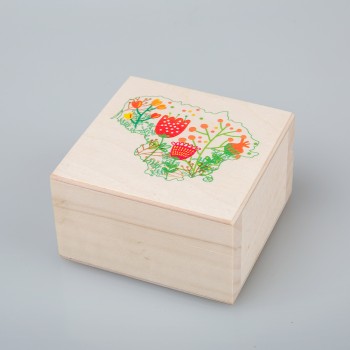 Medinė dėžutė, Gėlėta Lietuva