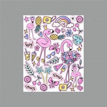 Lipdukai "Flamingai" Lipdukai "Flamingai"