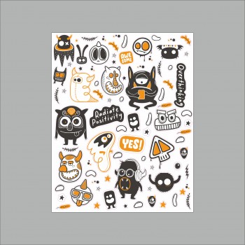 Lipdukai "Monstrai"-1 Lipdukai "Monstrai"-1