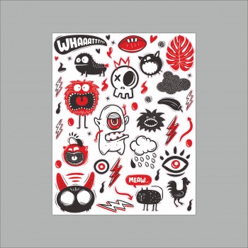 Lipdukai "Monstrai"-3 Lipdukai "Monstrai"-3