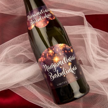 Lipni etiketė "Naujametiniai burbuliukai" Lipni etiketė "Naujametiniai burbuliukai"