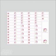 Vardiniai lipdukai "Vienaragis"