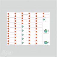 Vardiniai lipdukai "Mokslas"