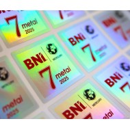 Holografiniai ir Veidrodiniai Lipdukai su Individualia Spauda, TIK UŽKLAUSA