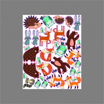 Lipdukai "Miško žvėrys" Lipdukai "Miško žvėrys"