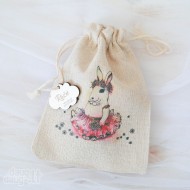 Maišeliai krikštynų simboliams "Zuikutė" 