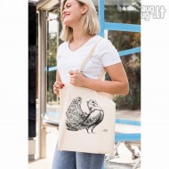 Medvilninis pirkinių krepšys "Balandis"