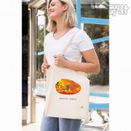 Medvilninis pirkinių krepšys su užrašu, Lietuvos auksas