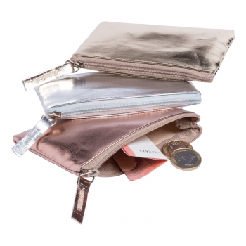 Blizgus PU odinė piniginė su užtrauktuku Blizgus PU odinė piniginė su užtrauktuku