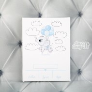 Metrikai ant drobės. Drambliukas M Metrikai ant drobės. Drambliukas M