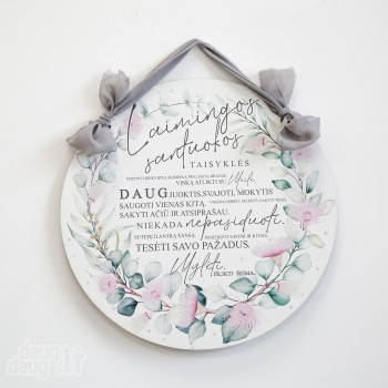 Laimingos santuokos taisyklės Nr.1