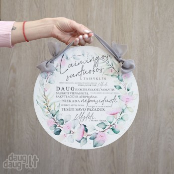 Laimingos santuokos taisyklės Nr.1