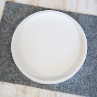 Padėklas "Baltas", apvalus