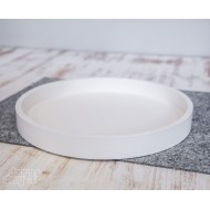 Padėklas "Baltas", apvalus