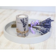 Apvalus daiktų padėklas "Pilkas"