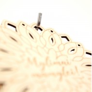 Padėklas puodui "Mylimai mamytei"