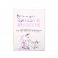 Drobė.Padėka Krikšto mamai.R