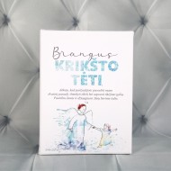 Drobė.Padėka Krikšto tėčiui