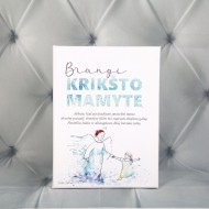 Drobė.Padėka Krikšto mamai.M