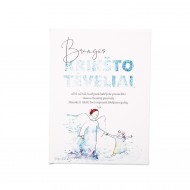 Drobė.Padėka Krikšto tėveliams. M