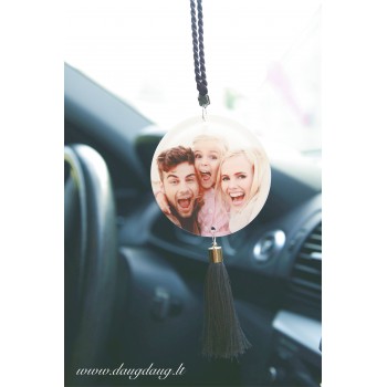 Automobilio pakabukas su Jūsų nuotrauka 3