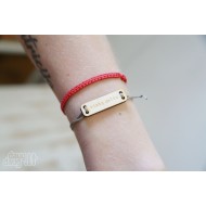 Draugystės apyrankė su užrašu