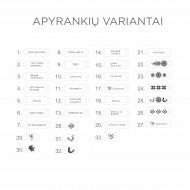 Draugystės apyrankė su užrašu