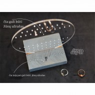 Auskarų stovelis SU JŪSŲ UŽRAŠU ap