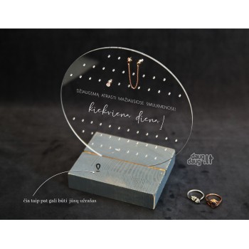 Auskarų stovelis "Apskritimas"2