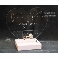 Auskarų stovelis "Širdis"