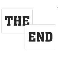 Lipdukai batams "The end" 